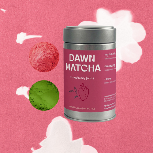 Dawn Matcha Strawberry Fields